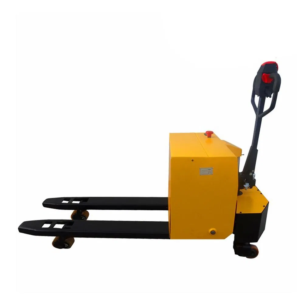 Warehouse 1000kg Semi Electric Pallet Jack Truck / High Lift Pallet Truck