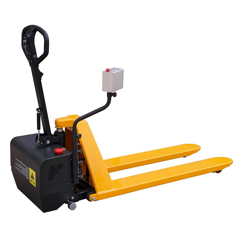 Warehouse Use 1000kg Capacity 540mm Fork Size High Lift Manual Scissor Truck