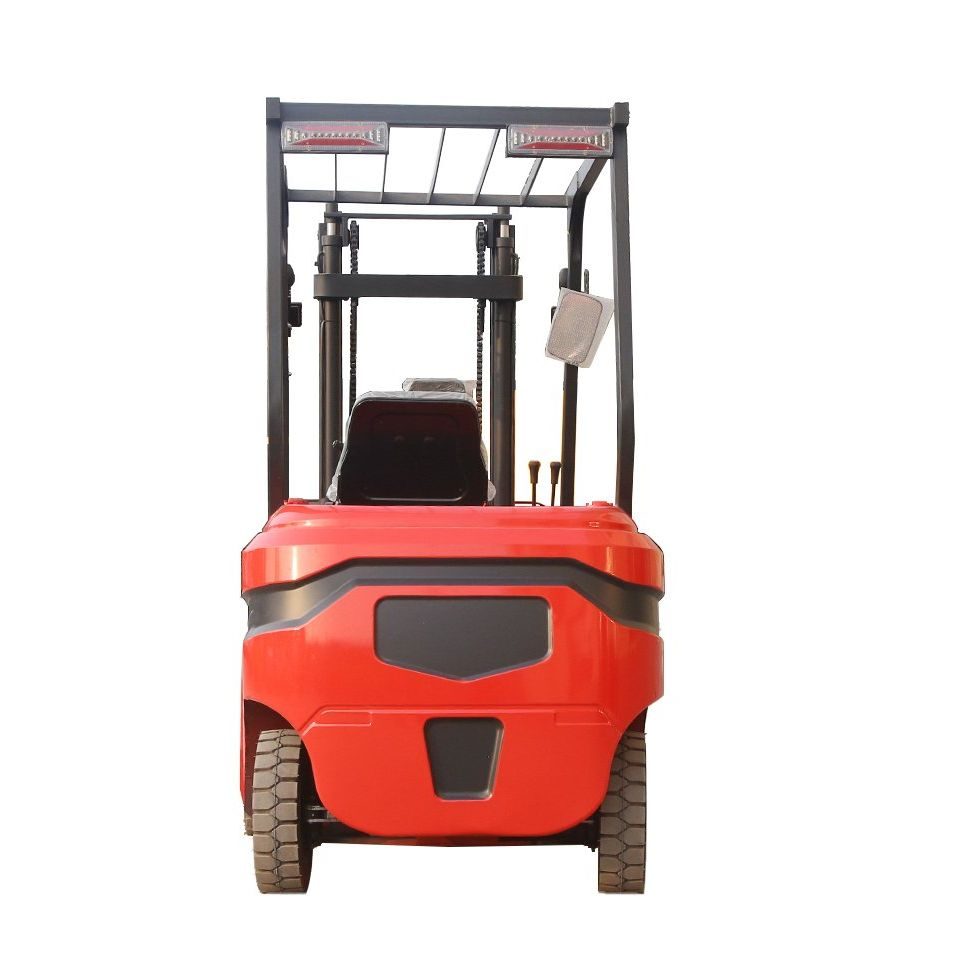2 Ton Electric Forklift Truck Lithium Battery Powered Batteries Electric Forklift Components with 4-Meter Gantry Crane and Solid Tyre