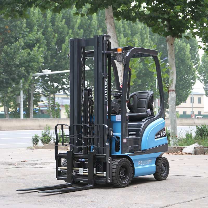 Lithium Battery Powered Warehouse Stacking 1.5 Ton Electric Forklift
