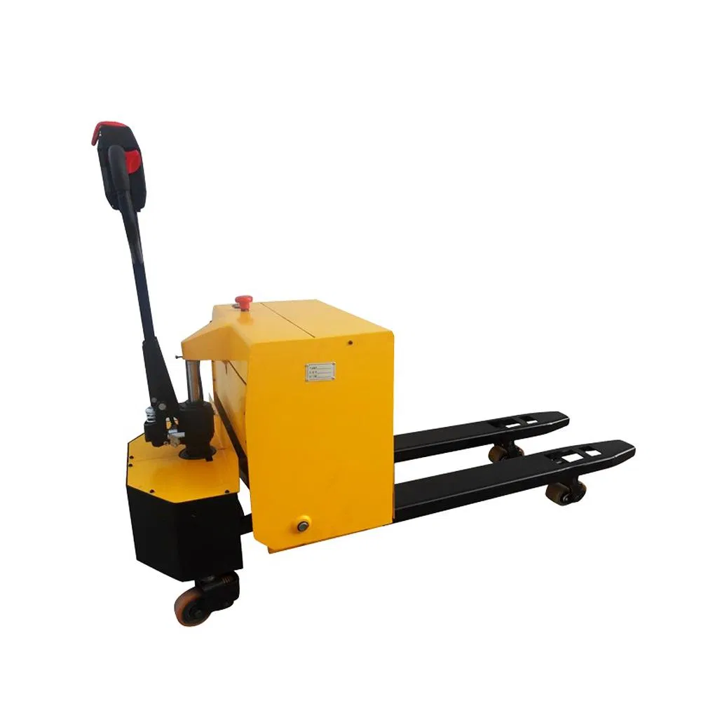 Warehouse 1000kg Semi Electric Pallet Jack Truck / High Lift Pallet Truck