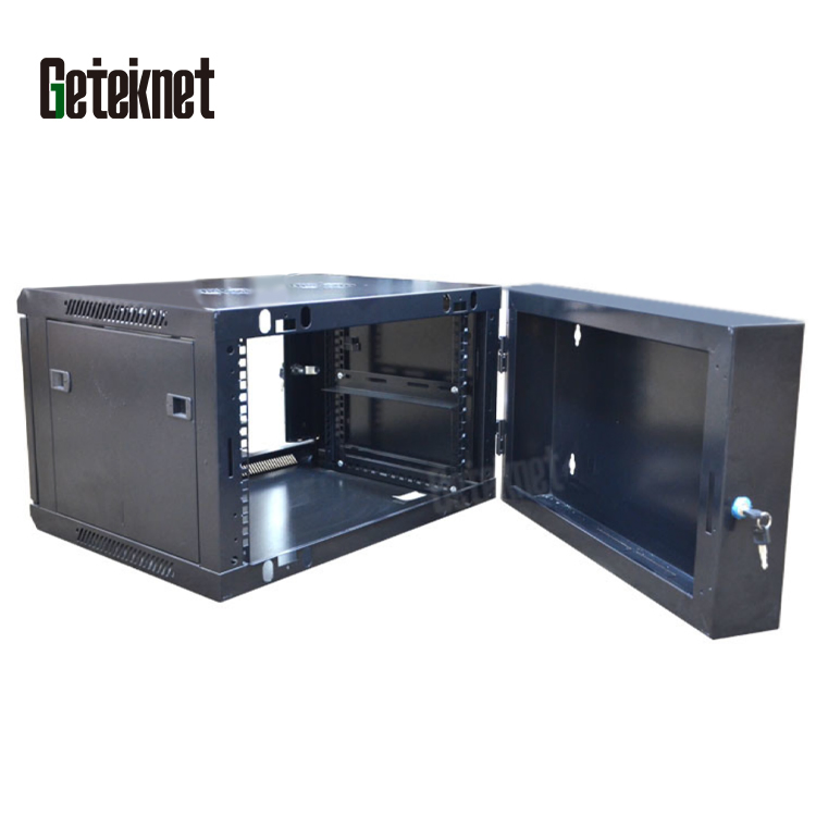 Geteknet OEM ODM High Quality 19 Inch Metal Part Network Server Case Rack Mount Server Cabinet with Lock for Indoor