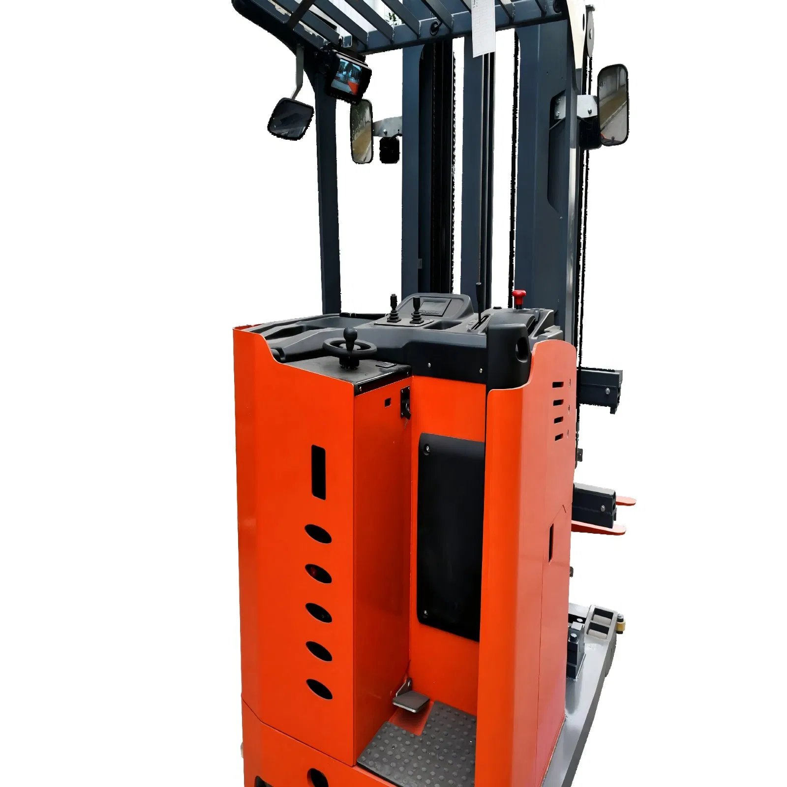 Three 3 Way Electric 1.5ton Narrow Aisle Reach Truck Pallet Stacker Vna Forklift