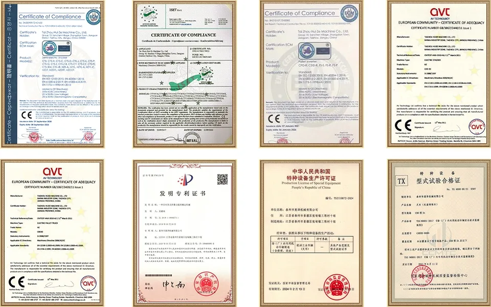 Certifications