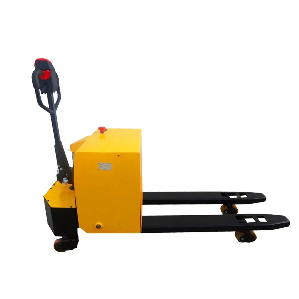 Warehouse 1000kg Semi Electric Pallet Jack Truck / High Lift Pallet Truck