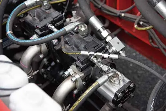 Heavy IC Forklift Side View