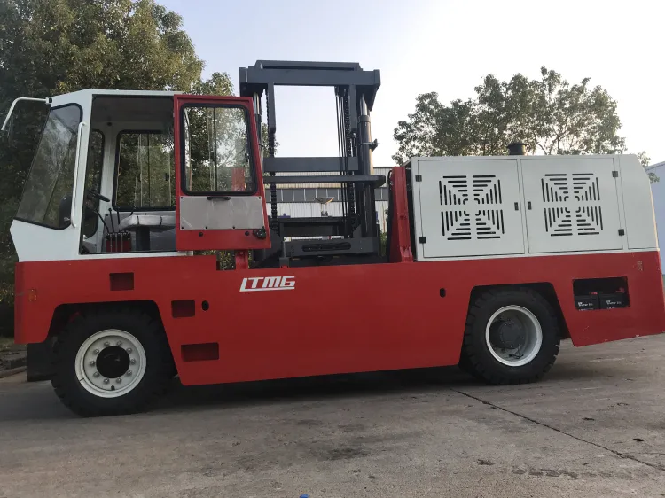 Side Loader Forklift Operation