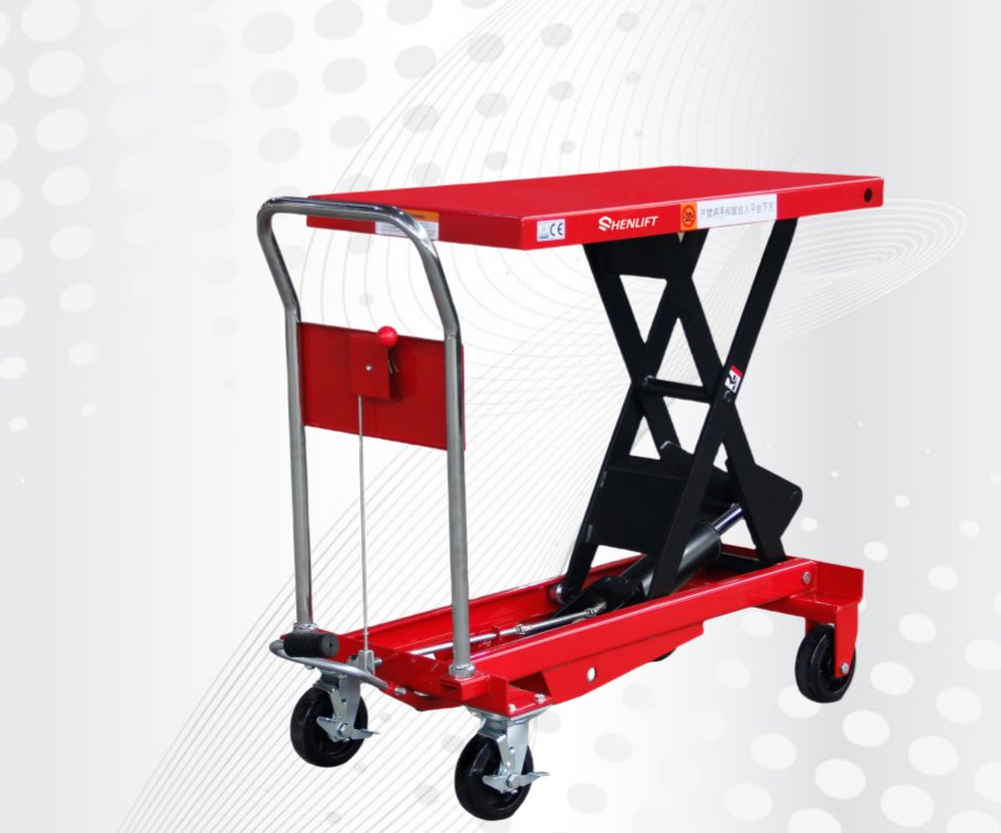 Heavy Duty 5 Ton Manual Forklift Truck with Strong Nylon PU Wheels