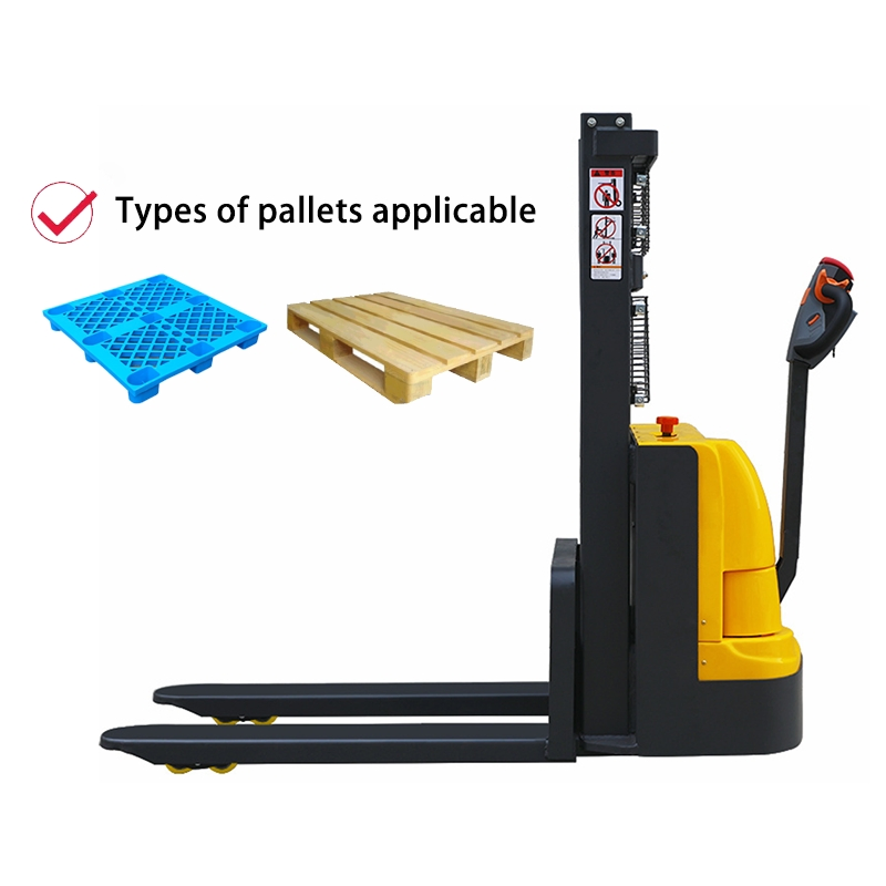 Mini Forklift Truck 1000kg/1.5ton Walkie Stacker Electric Pallet Stacker with 1.6-3m Lift Height