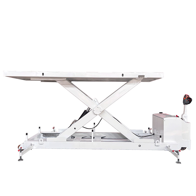 Warehouse Electric Pallet Truck Platform Lifting Pallet Truck High Lift Capacity Electric Pallet Truck