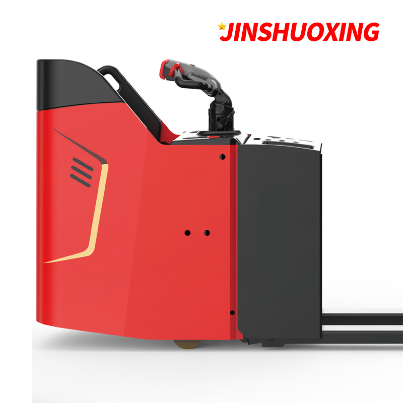 Lithium Battery Rider Pallet Truck Capacity 2ton