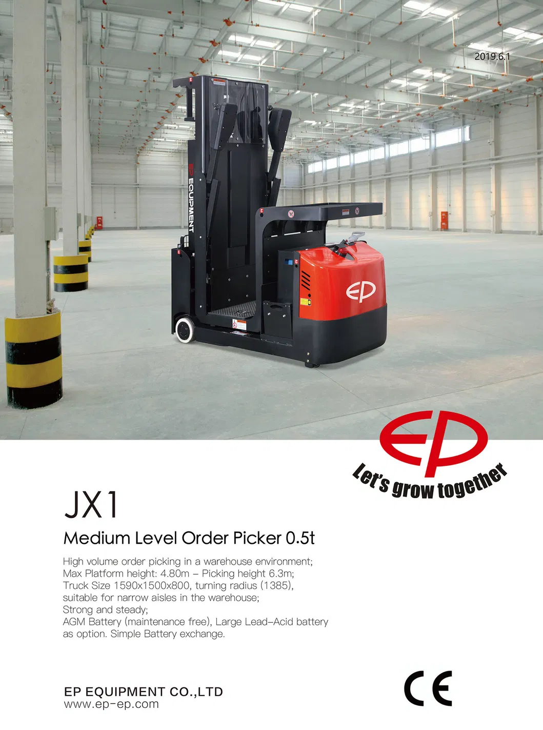 Medium Level High Lifting Order Picker