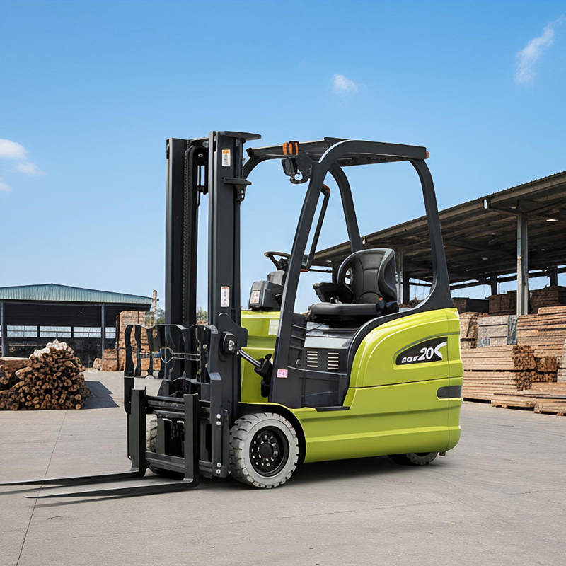 Warehouse Small Lithium Battery Three Wheel Electric Forklift Manufacturers, 1ton 2ton 2.5ton 3ton Powered Forklift Truck, Cpd Model Standard Export Packing