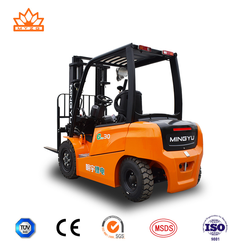 3ton Small Electric Pallet Truck Lithium Battery Powered Pallet Truck Mini Forklift Used in Narrow Aisle Workshop