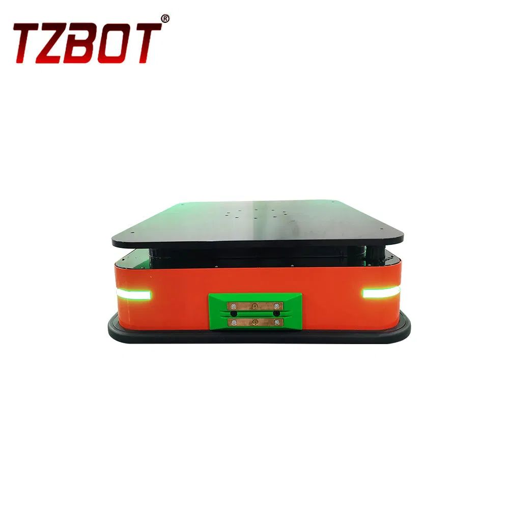 Tzbot 2024 Laser Agv 600kg Heavy Load Capacity AMR Warehouse Jacking up Slam AMR Robot Autonomous Mobile Robot for Material Handling