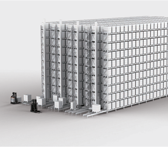 1000kg Capacity Compact Warehouse Agv Pallet Handling AMR Forklift Mobile Robot