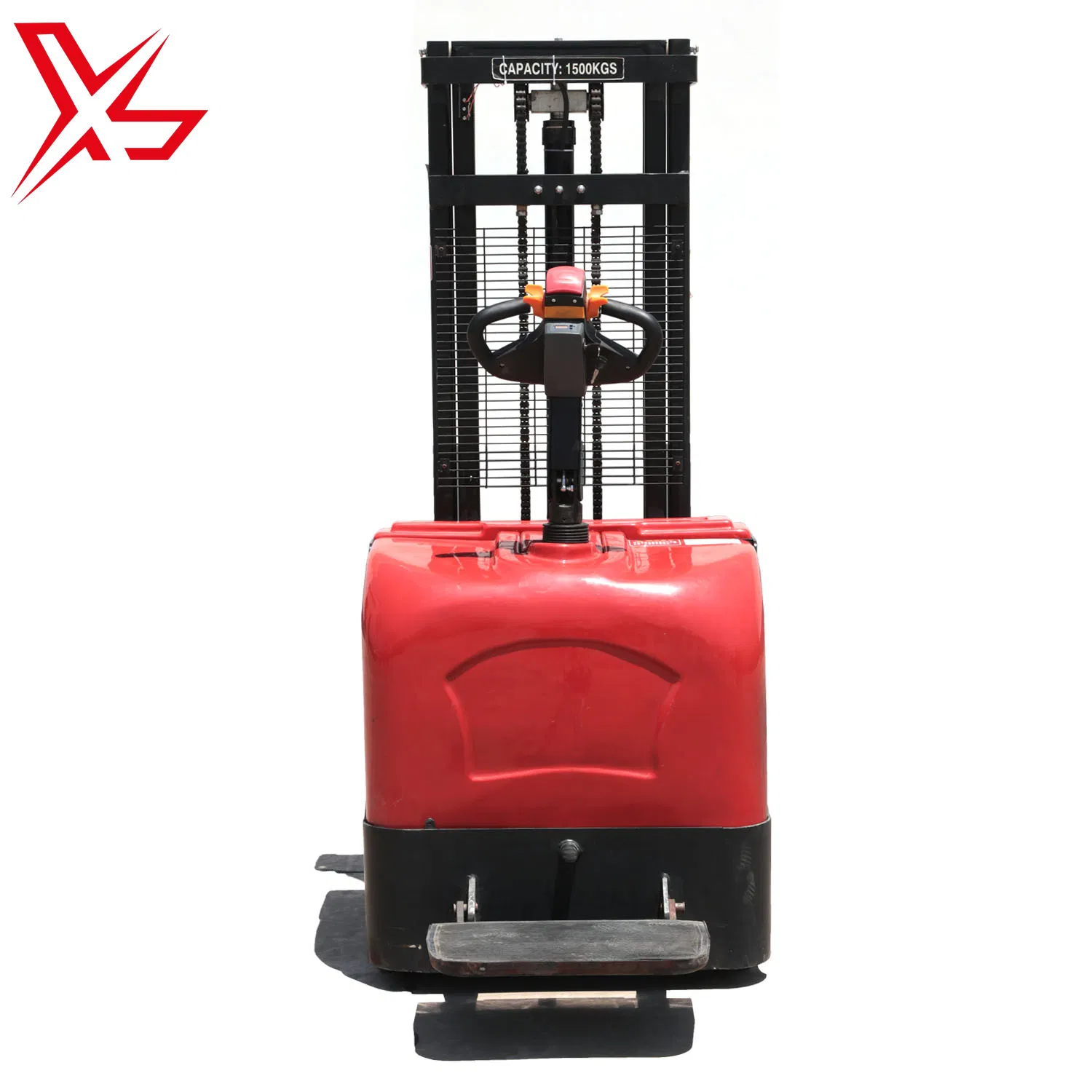 1.5 Ton 3m Lifting Hydraulic 48V/32ah Walkie Electric Stacker Forklift Pallet Stacker