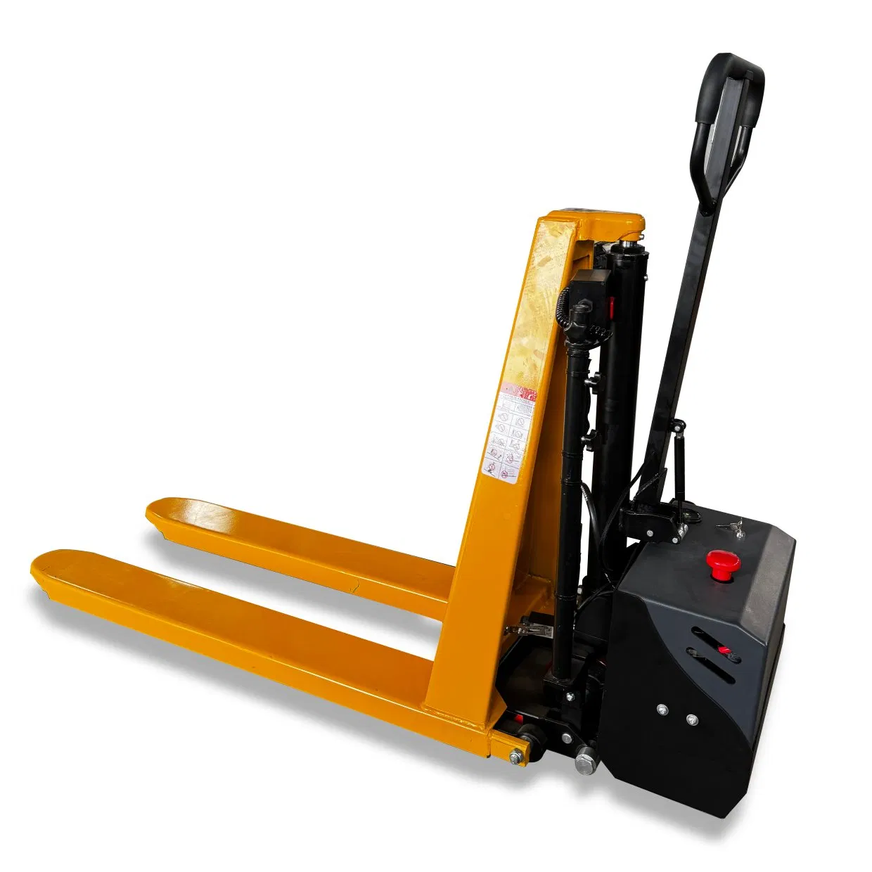 CE-Certified High-Lift Electric Pallet Truck 1.5ton 1500kg Height Infrared Induction Smart Warehouse Inductive Lift