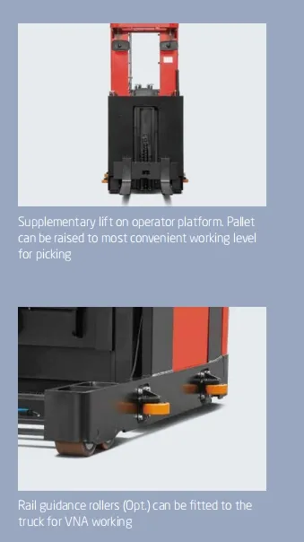 A Series High Lift Order Picker View 3