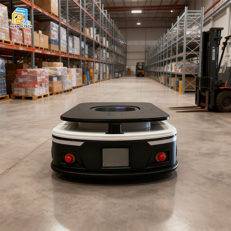 Factory Autonomous Mobile AMR Robot 400kg Payload Laser Guided Agv