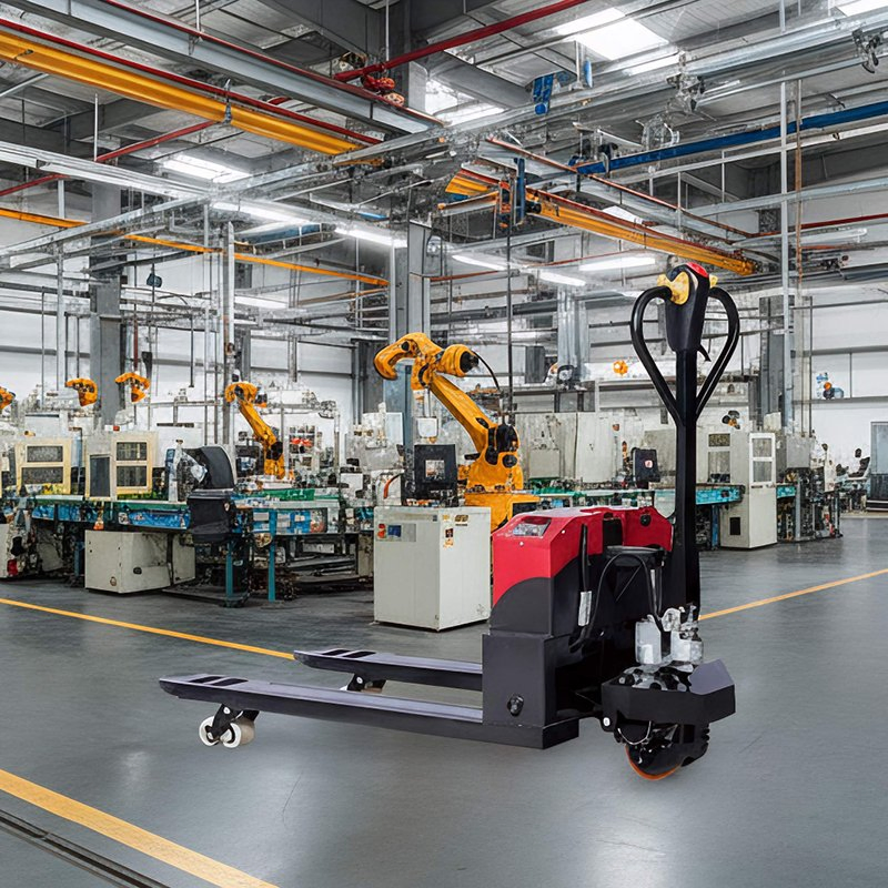 Factory Direct New Energy Transportation Electric Pallet Truck, Powered Forklift Truck, 1ton 2ton 2.5ton 3ton Long Endurance Electric Pallet Rider Stacker