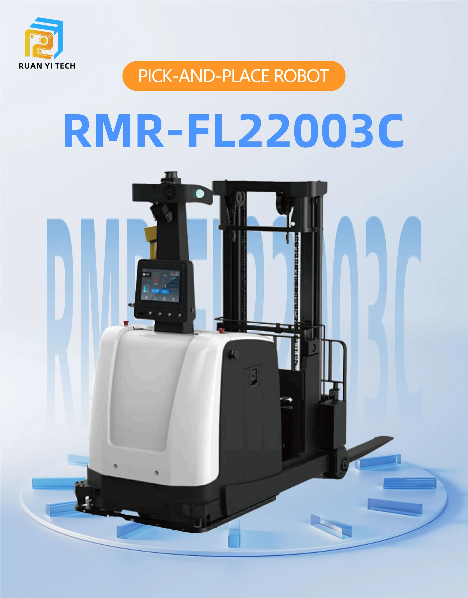 Heavy-Duty AMR Warehouse Lifting Slam Forklift Robot