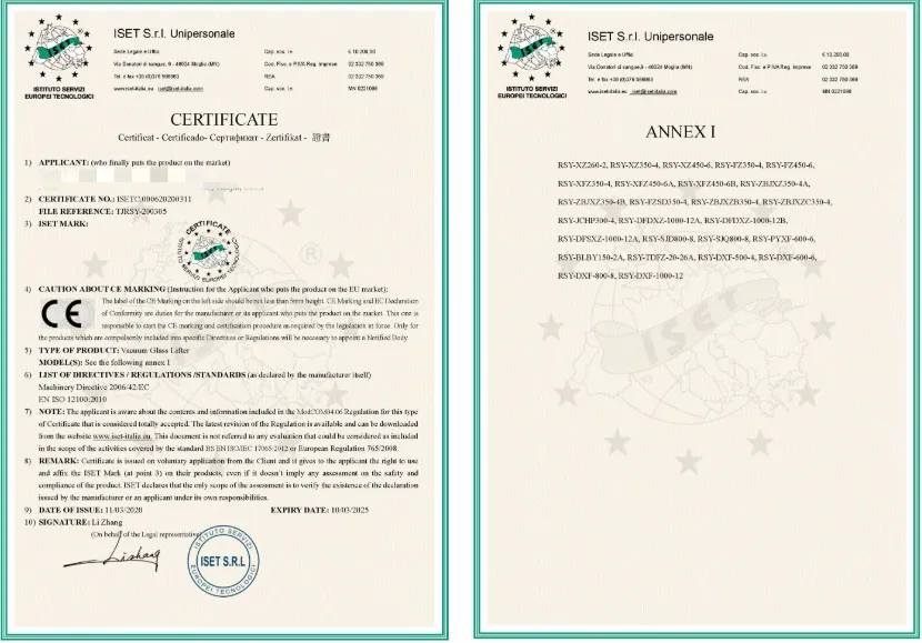 CE Certificate