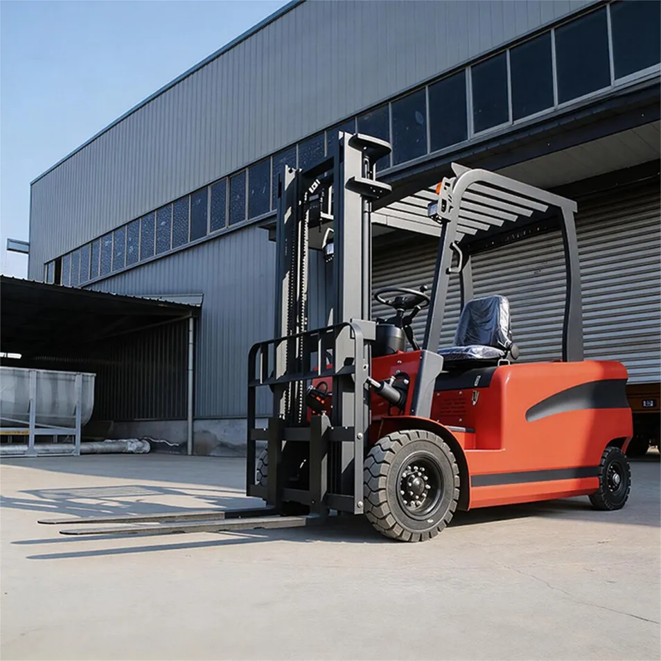 Electric Forklift Side View