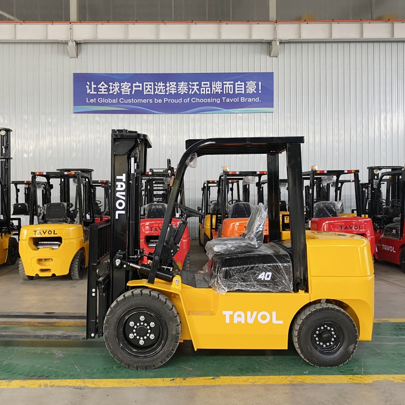 4-Ton Counterbalance Forklift 4 Ton Diesel Forklift Chinese Forklift 4 Ton Forklift Truck 3m 4.5m 6m 7m Lifting Height Euro 5