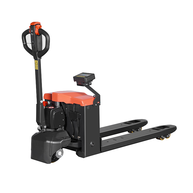 Manufacturer Heavy-Duty 2000kg 2500kg 2ton 3ton Lead-Acid Lithium Battery Full Electric Pallet Truck Powered Forklift Semi Electric Pallet Jack with Scale