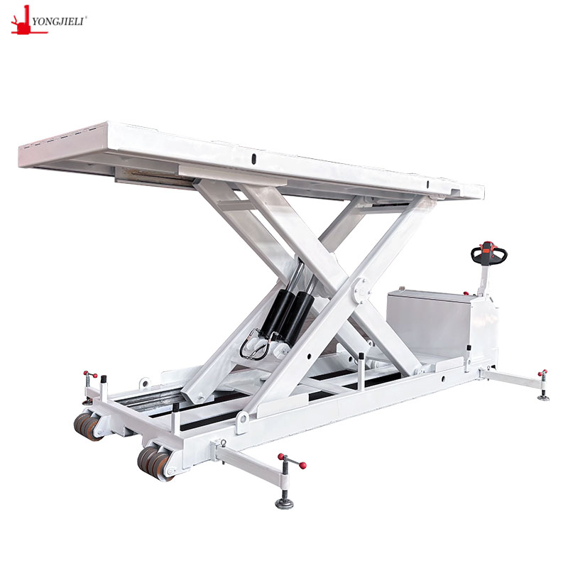 High Lift Pallet Jack Warehouse Pallet Truck Electric Platform Lifting Truck