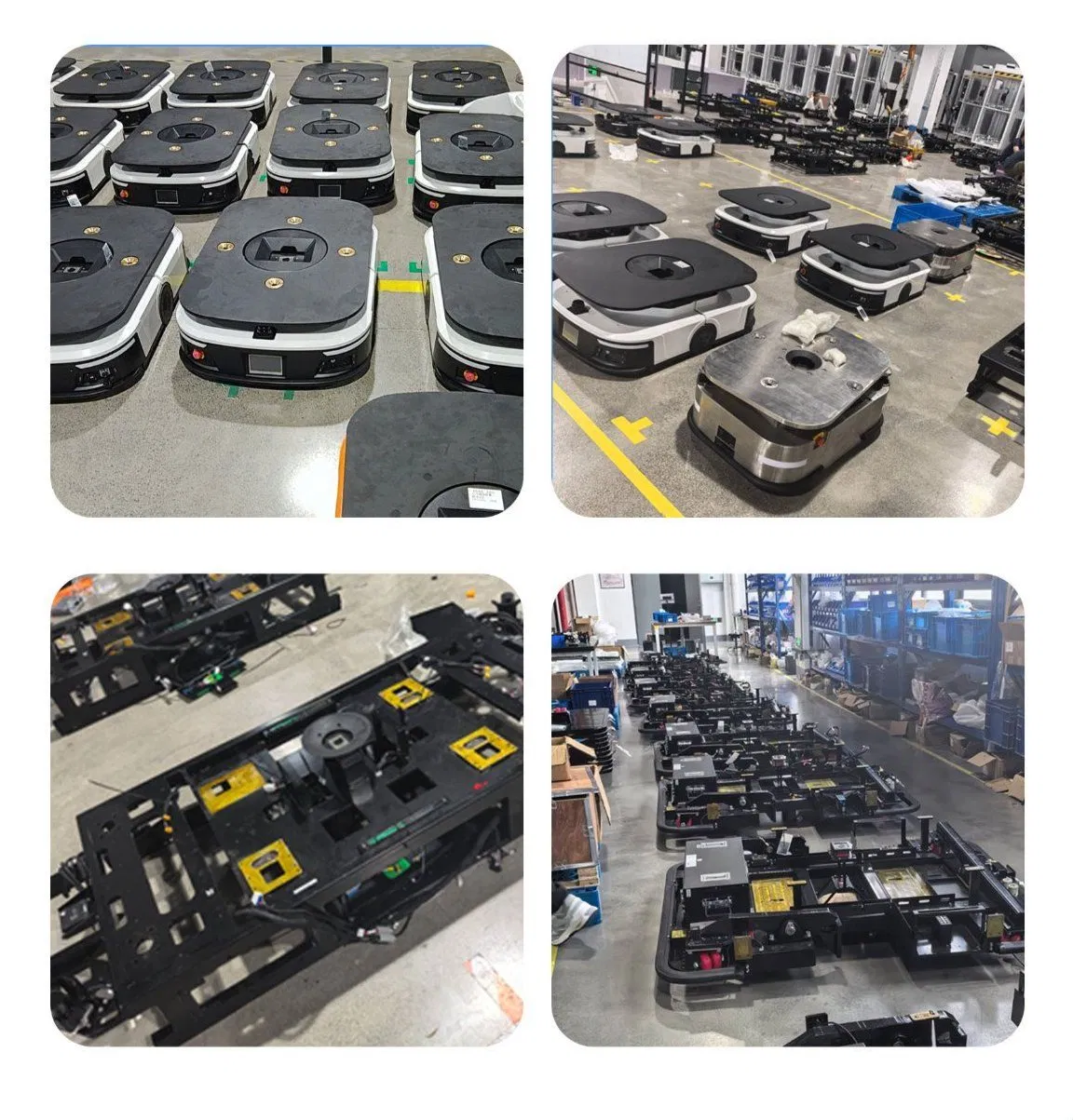 Factory Autonomous Mobile AMR Robot 400kg Payload Laser Guided Agv