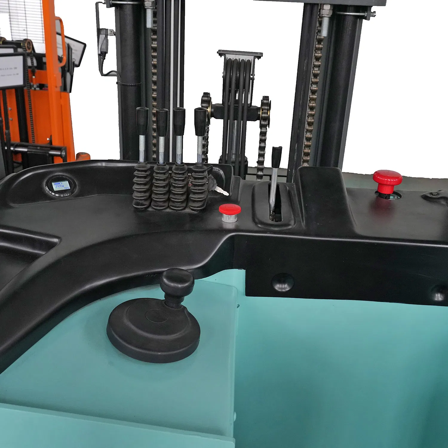 Heavy Duty Electric Reach Truck 1500kg 2000kg with Side Shift 3m Mast EPS Steering Narrow Aisle Forklift