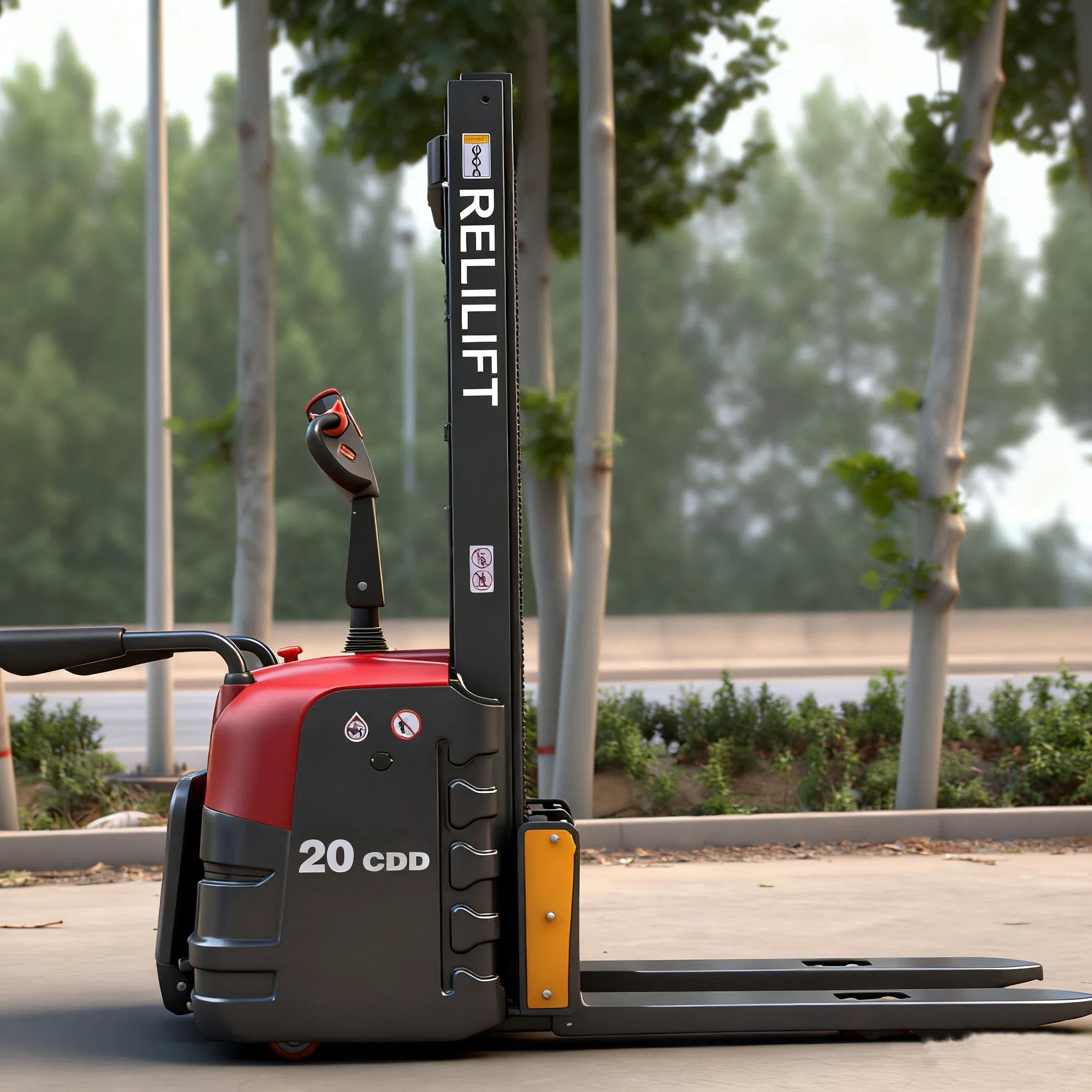 Free Shipping Stacker Electric Forklift Pallet Lifter 2000kg Full Electric Walkie Stacker Cheap Price