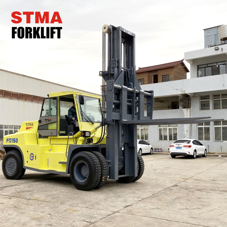 Stma 12-16 Ton Rough Terrain Portable Diesel Electric Mini Hand Push Manual Forklift with Spare Parts Forklifts