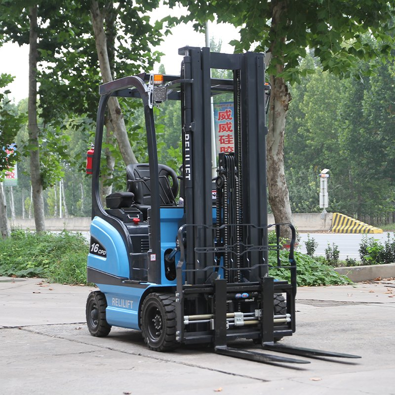 Lithium Battery Powered Warehouse Stacking 1.5 Ton Electric Forklift