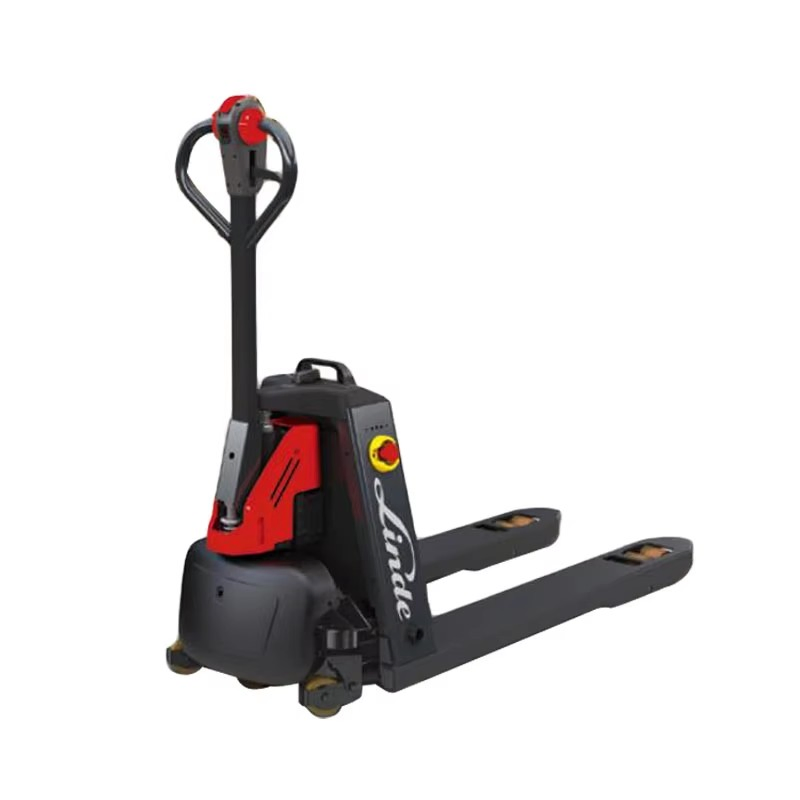 Linde Ml15-N 1.5 Tons Electric Battery Pallet Stacker &amp; Linde M30 3 Tons Manual Hydraulic Pallet Truck for Warehouse Loading