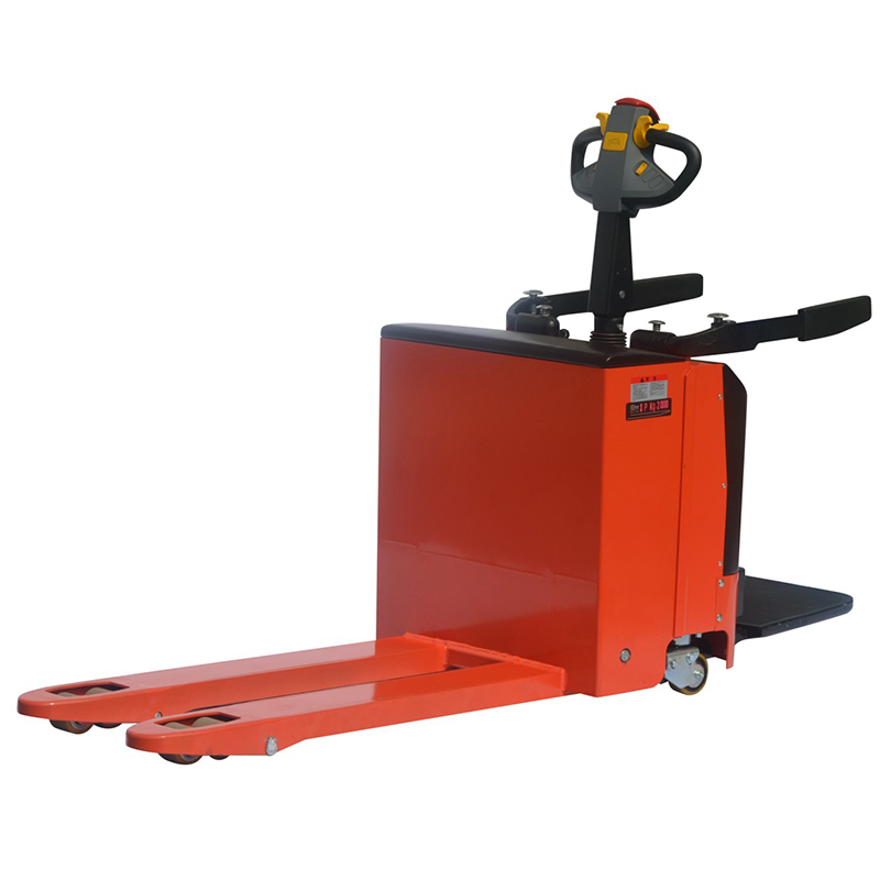 Warehouse Small Electric Hand Pallet Stacker Forklift Truck 2 Ton with 12 Months Warranty