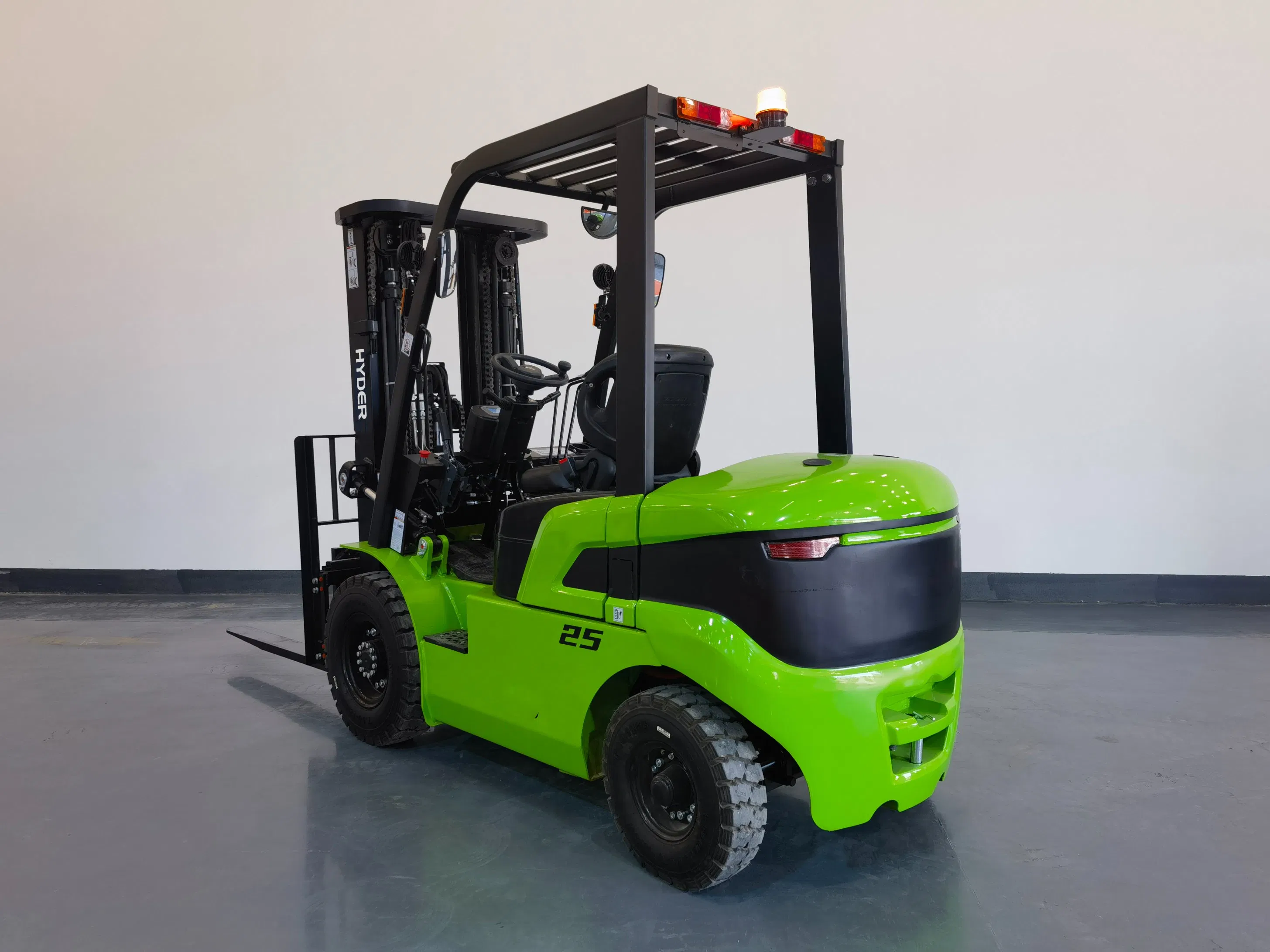 Manufacturer CE 1.5/2/2.5/3ton/5t 2500kg Electric Fork Lift Counterbalanced Lithium Battery Powered Forklift for Warehouse Material Handling