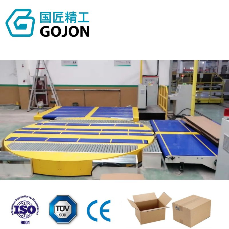 High Efficient Speed Whole Factory Conveyor System Automatic Modular Belt Cardboard Conveyor