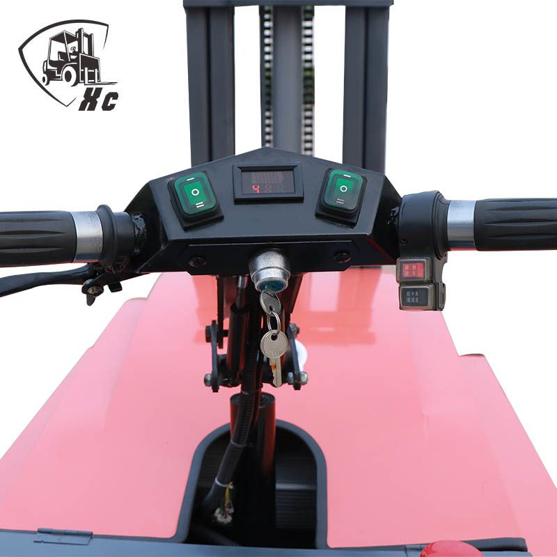 Warehouse Equipment 2ton Reach Stacker Narrow Aisle Full Electric Reach Truck