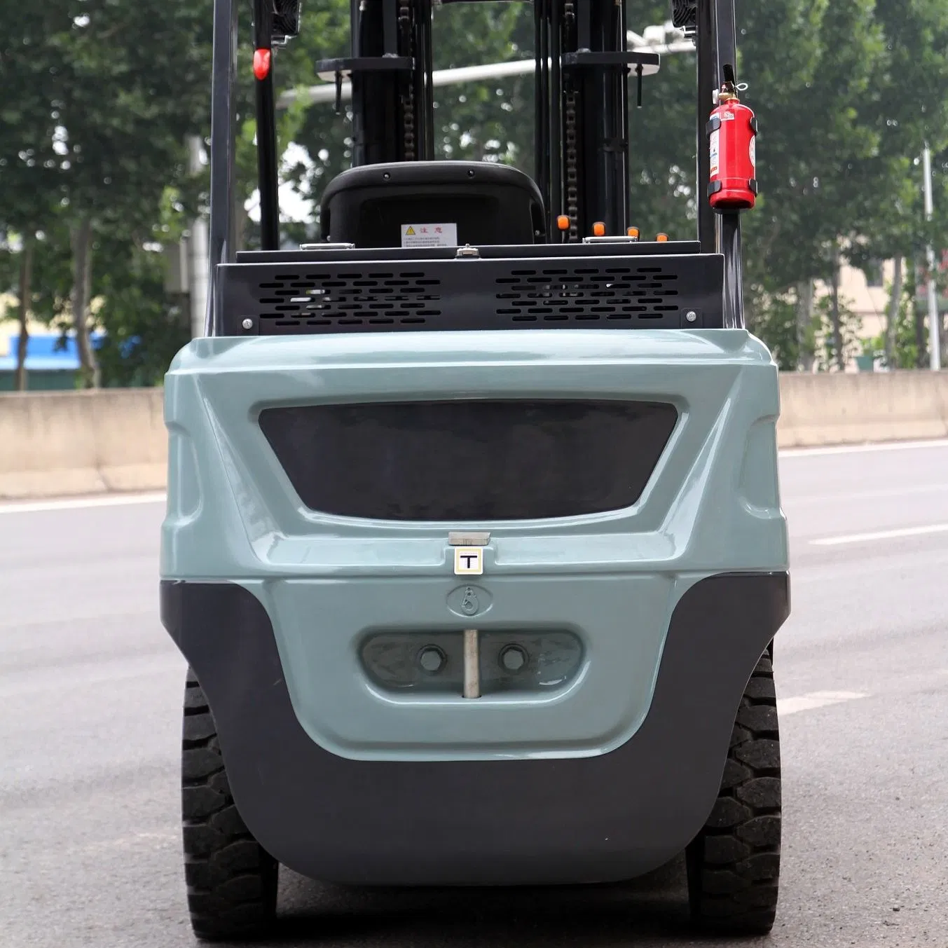 3-3.5 Ton Electric Forklift Lithium Battery Powered Hydraulic Lift Forklift with CE Certificate