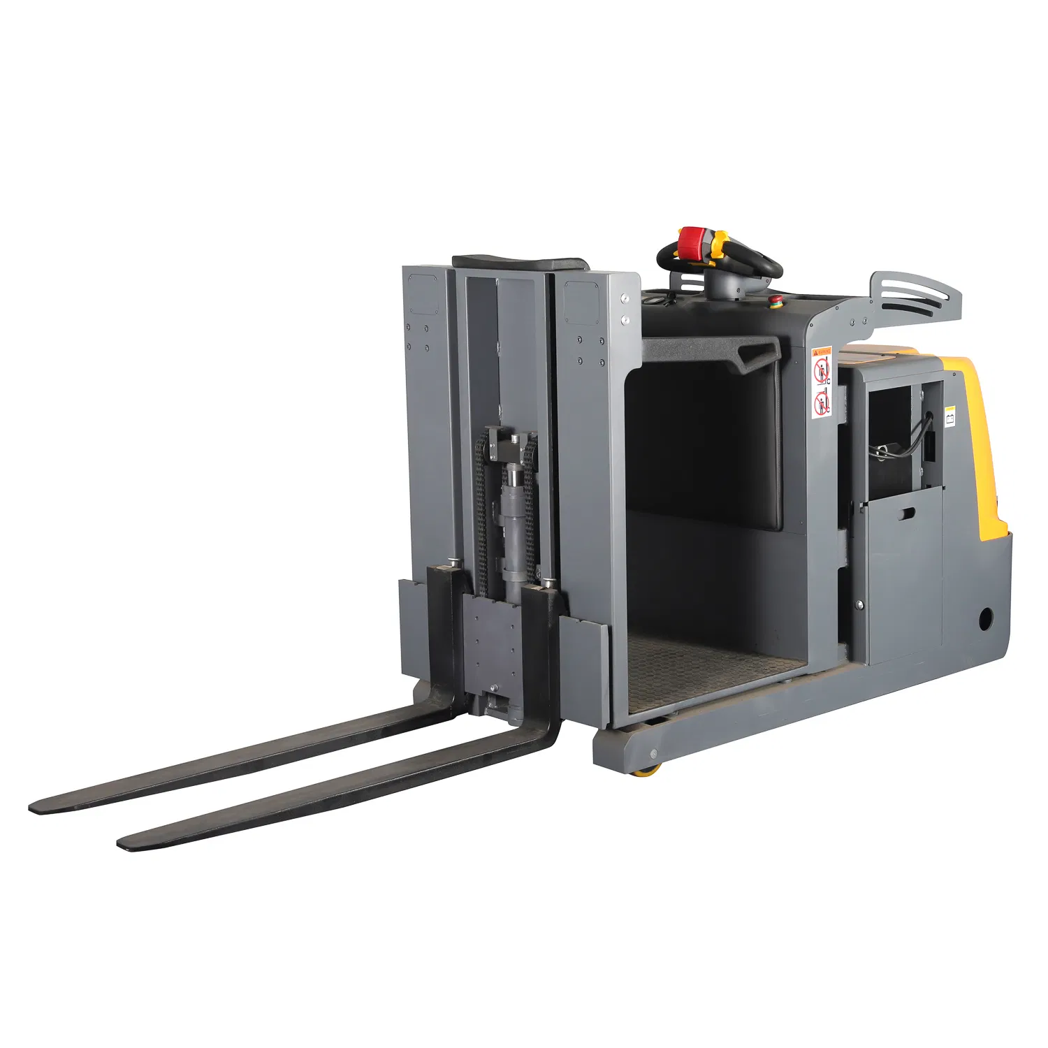 Efficient Electric Low-Level Order Picker with Dual Control Positions