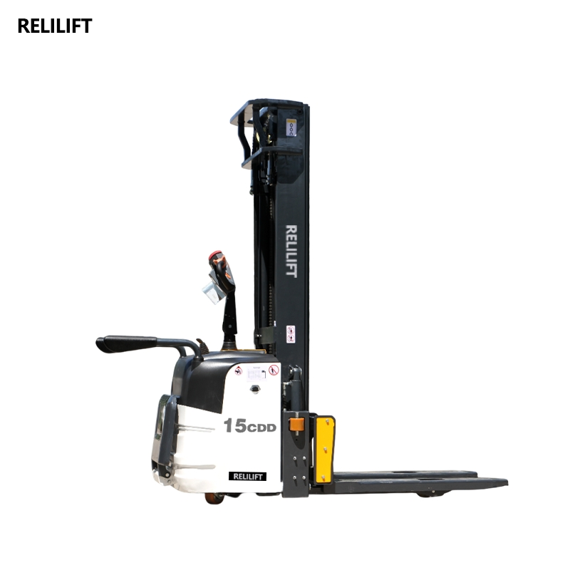 Standing Operation Full Life Small Pallet 1.5ton Electric Walkie Electric Stacker