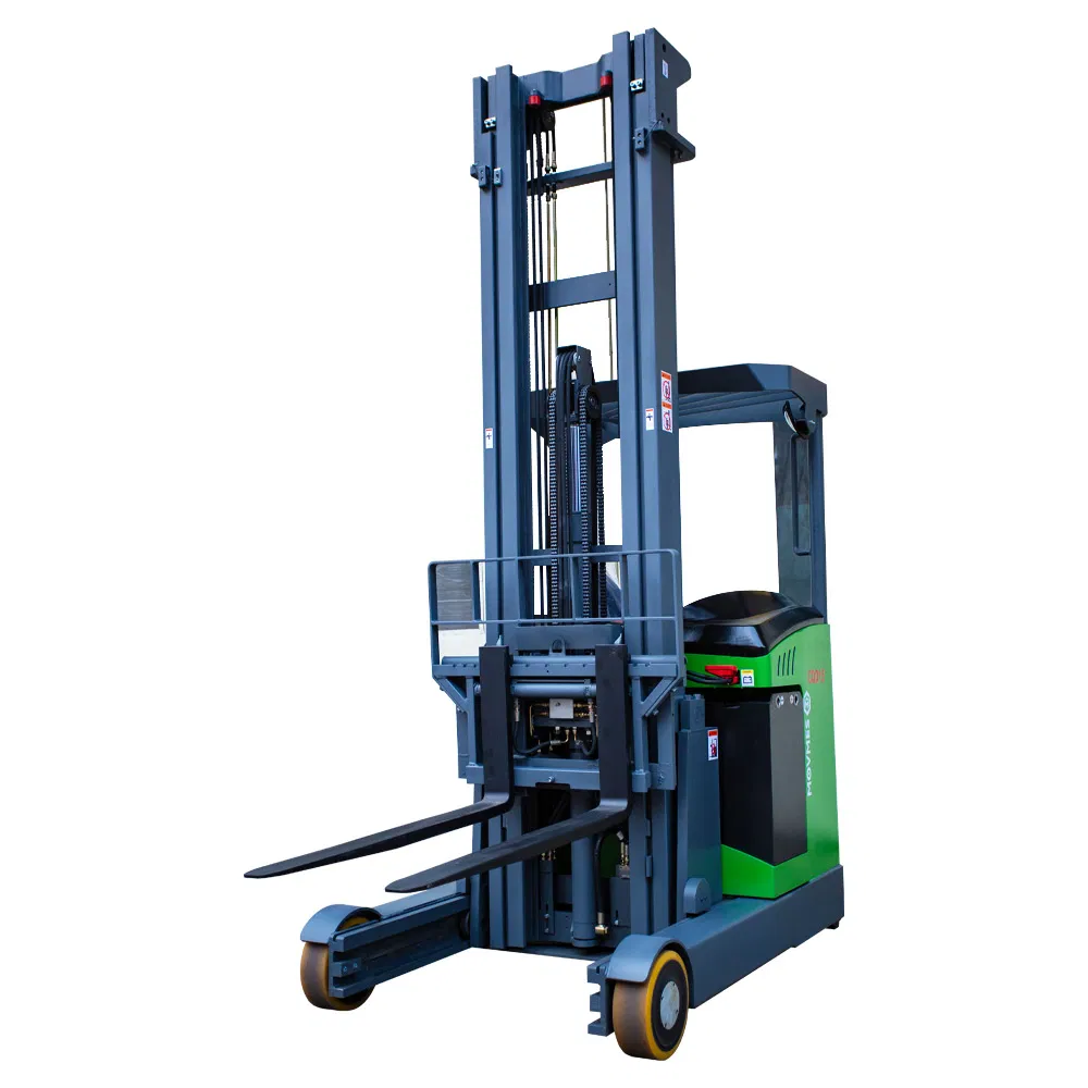 EPS 1500kg 1.5 Ton with 6-8m Lifting Height Counterbalance High Sit Down Hydraulic Electric Reach Stacker for Material Handling/Warehouse/Sales/Lift/Pallet