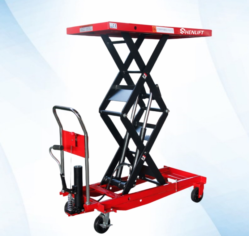 Heavy Duty 5 Ton Manual Forklift Truck with Strong Nylon PU Wheels