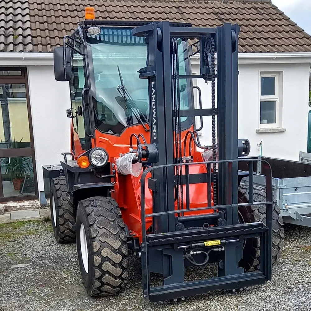 China Top Quality Warranty Factory Sale 4WD 4X4 Diesel All Rough Terrain Forklift 3 Ton 3.5 Ton 4 Ton 5 Ton Diesel Engine off Road Forklift Fast Delivery