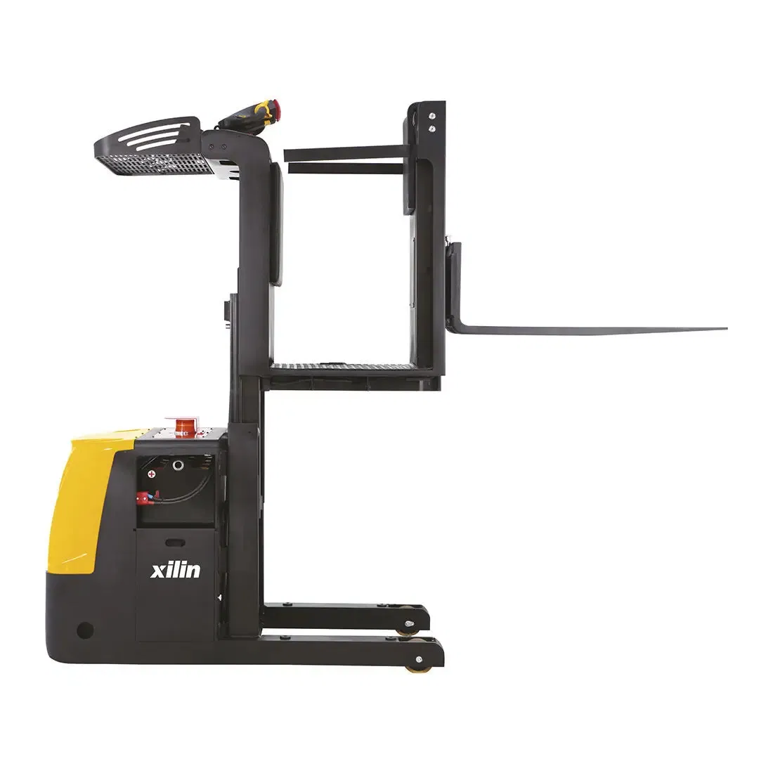 Efficient Electric Low-Level Order Picker with Dual Control Positions