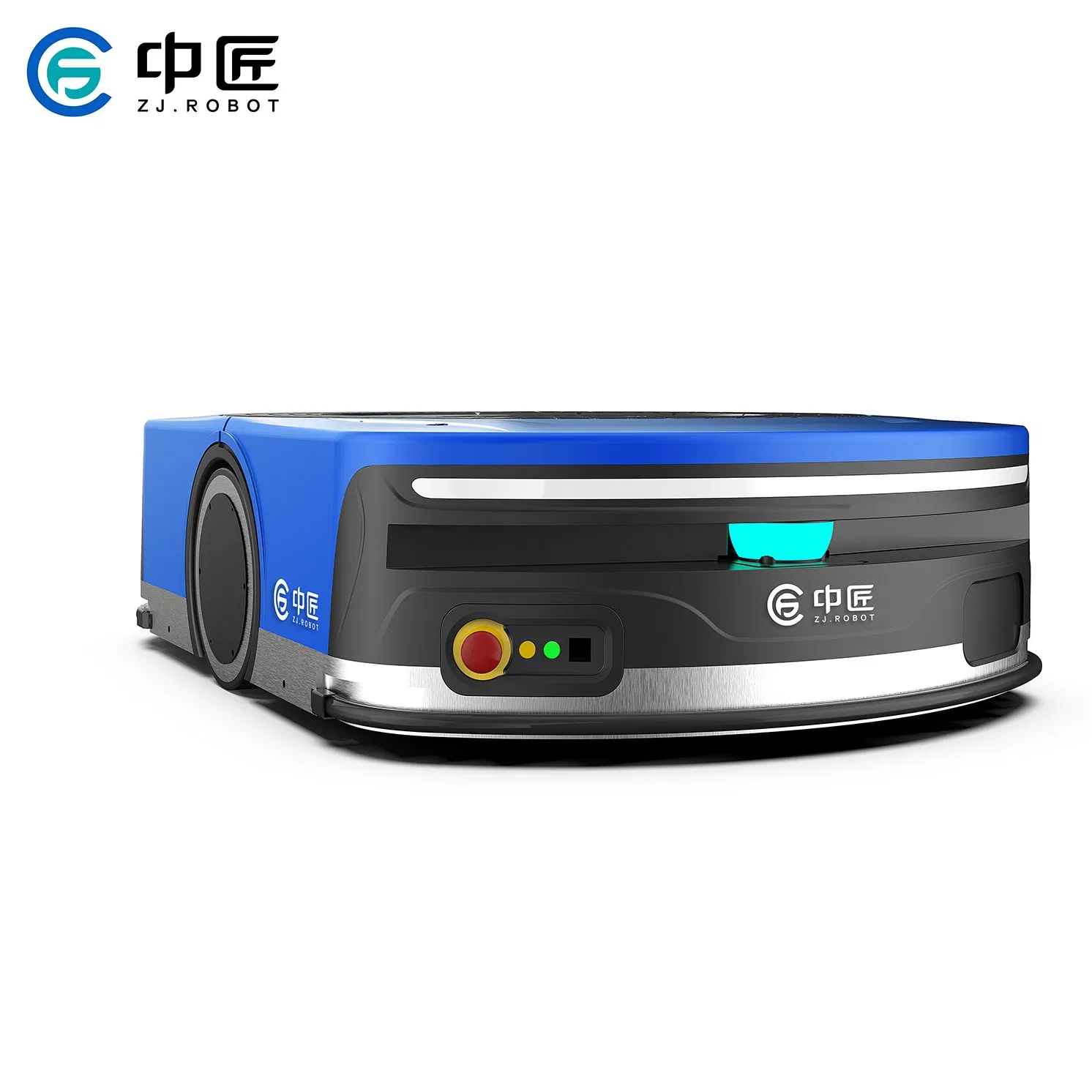 Zj Robot 500kg Unmanned Two-Way Magnetic Tape Guided Backpack Agv Delivery Robot