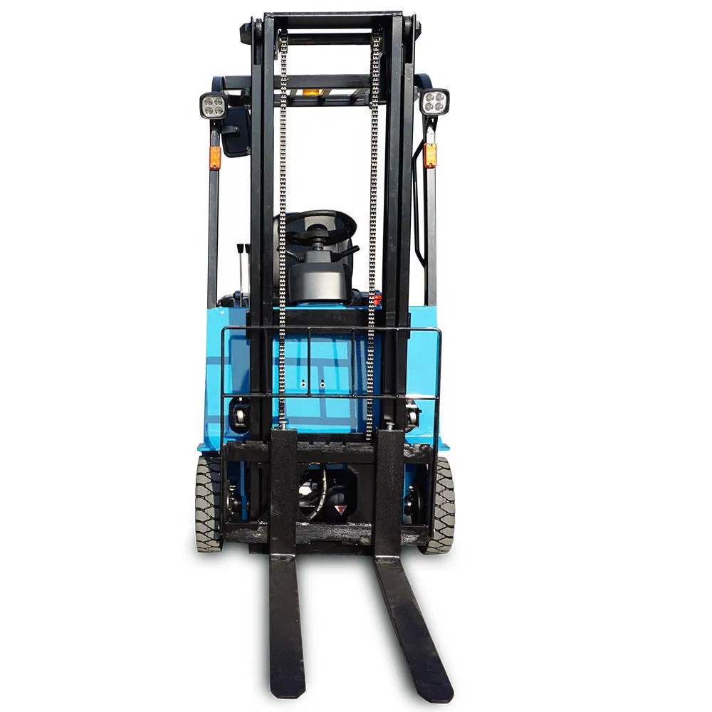 4 Wheel Electric Powered Forklift Trucks with Lithium Battery 1.5ton 1500kg 3m